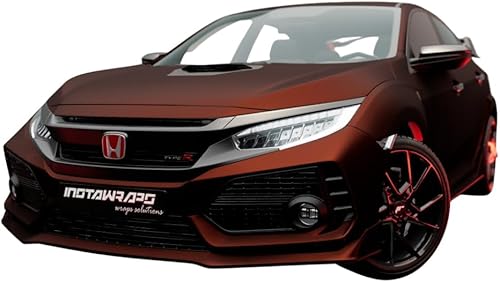 KPMF K75400 - Rollo de envoltura para automóvil K75400 Absolute Matte Mythos Red  K75801  (muestra de 3 x 5 pulgadas)  Envoltura de vinilo disponible en Yaxa Costa Rica