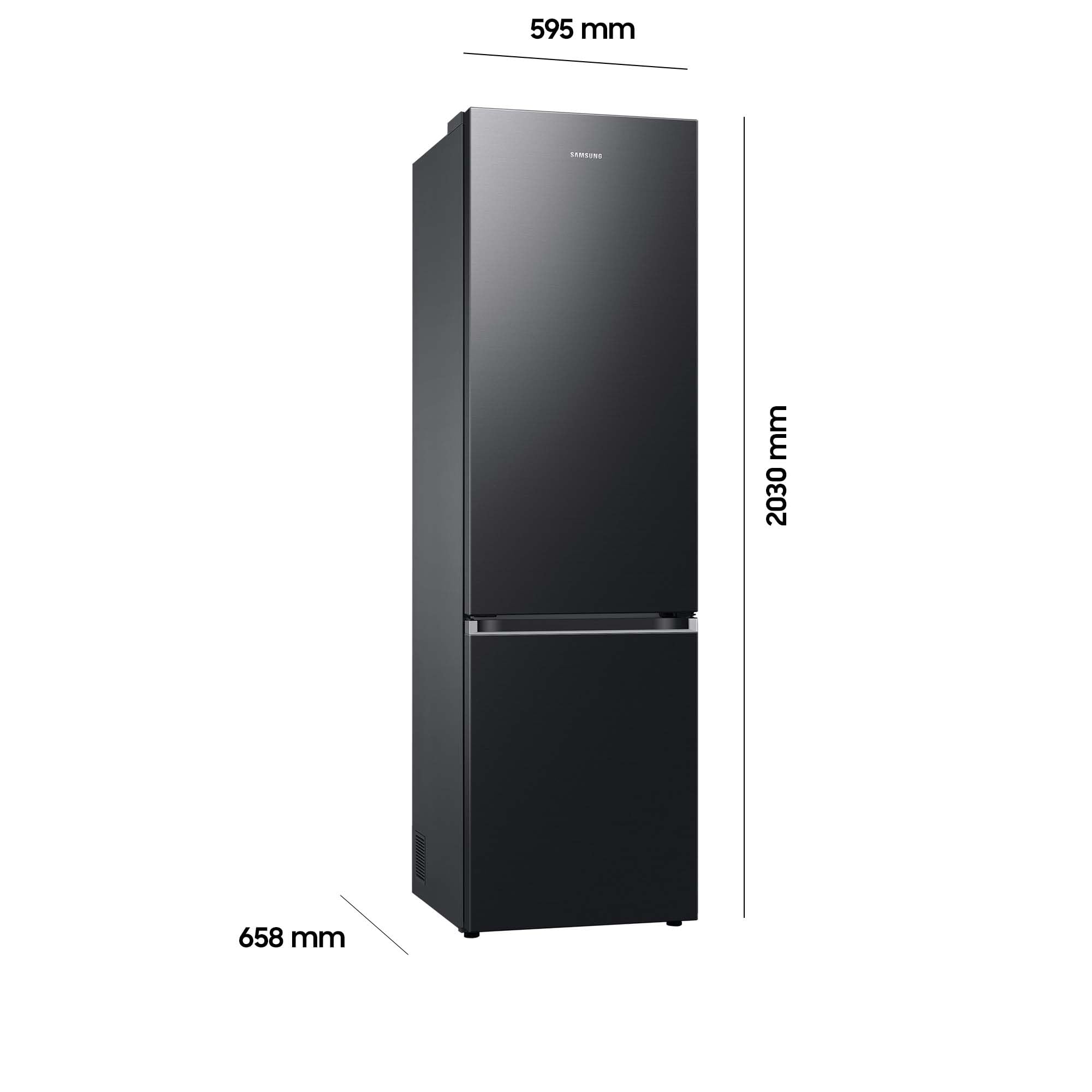 Samsung RB38C607AB1/EF Kühl-Gefrierkombination 203 cm 387 l No Frost+ Wifi AI Energy Mode