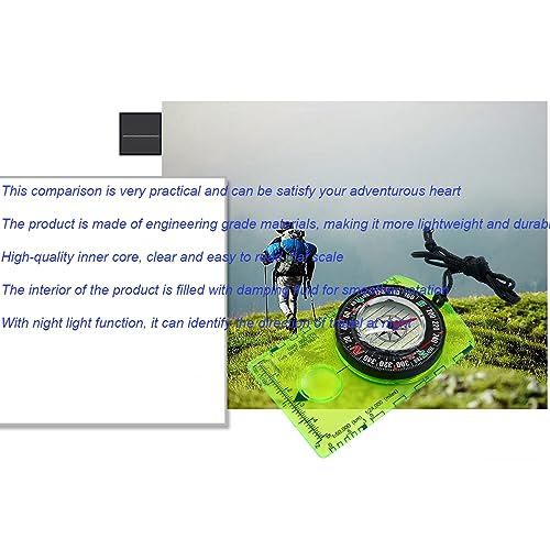 Brújula Hxexplore para niǹos senderismo y camping miniatura 4