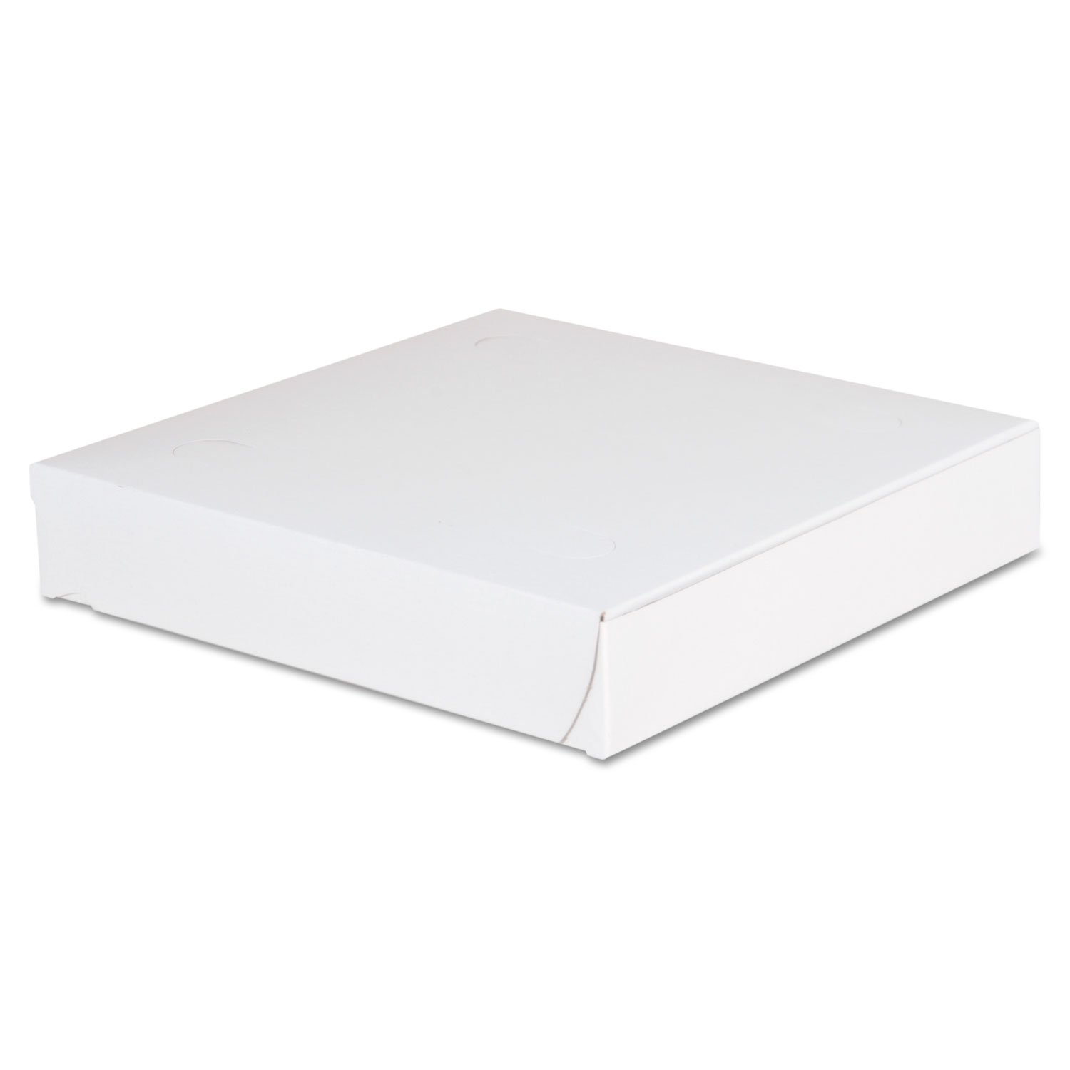 Southern Champion Tray 1401 papier siarczanowy pokryty gliną białe pudełko do pizzy, 20 cm długość x 20 cm szerokość x 2,5 cm wysokość (etui 100)