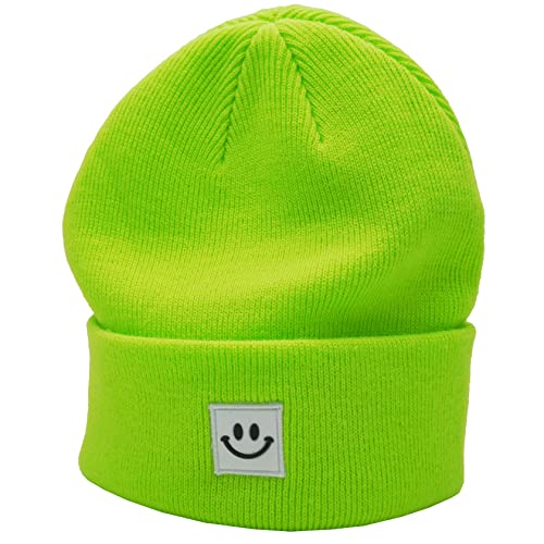 Image of 55cube Unisex Winter Beanie Hats Warm Thick Knit Cuffed Skullcaps