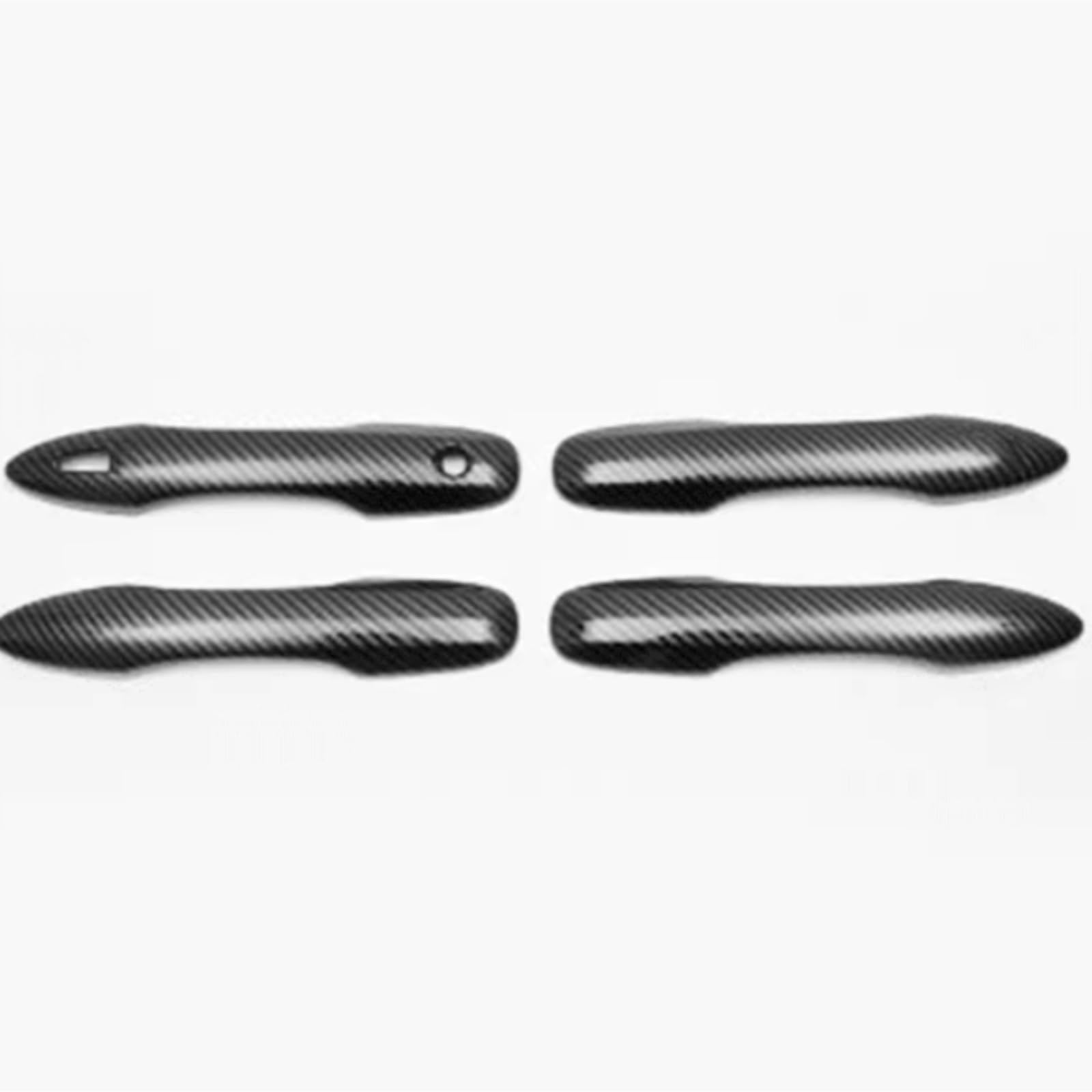 Qdzvalumv Carbon Fibe Car Door Handles Cover Shell Compatible With Toyota For Camry 2018-2025 Car Exterior Door Handle Cover Trim Outer Side Front Rear Cap Shell Protector Set(Carbon Fibe)