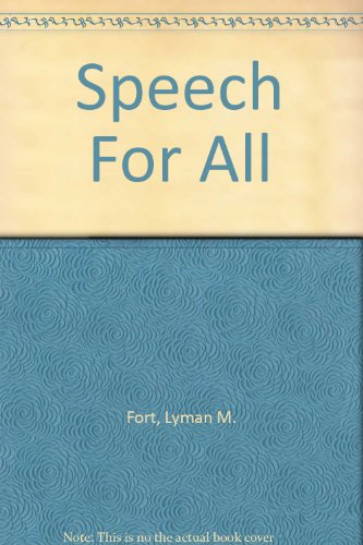 Speech For All B000O1R8R8 Book Cover