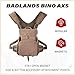 Badlands Bino AXS - Modular Binocular Harness System for Optimal Performance and Durability, Mud, Medium
