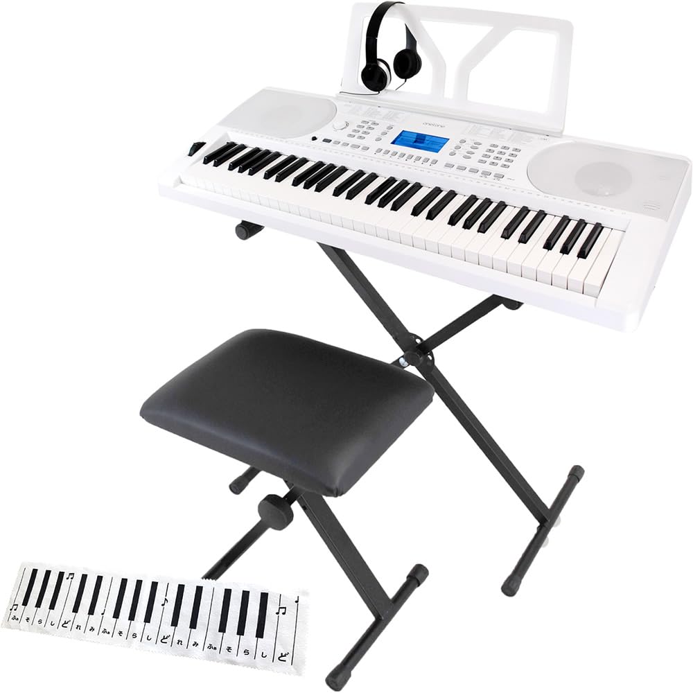 Amazon | ONETONE ワントーン キーボード 61鍵 OTK-61S/WH サクラ楽器 