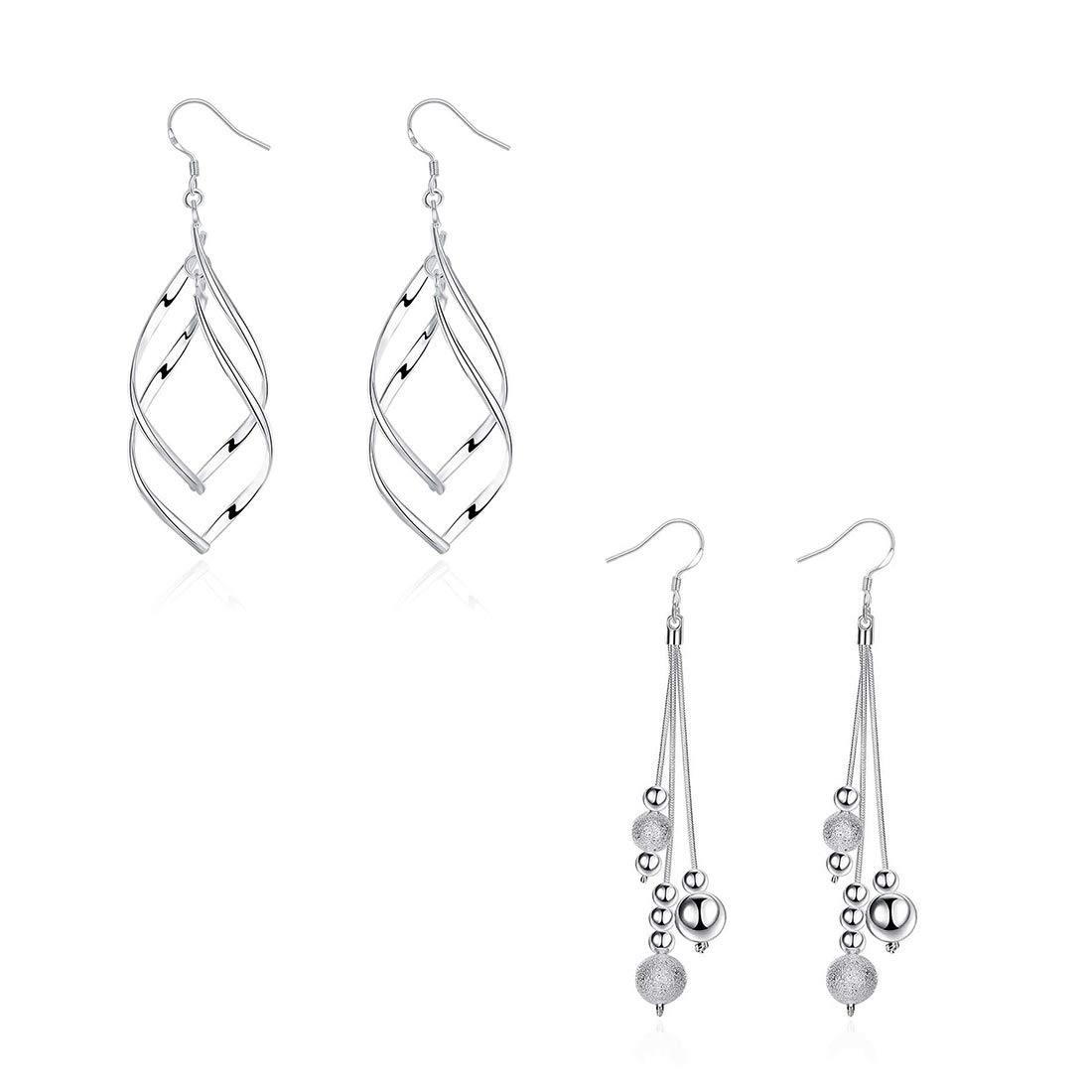 Yellow Chimes Danglers Earrings Combo for Women | Silver Earrings for Girls | Fashion Women Earrings | 2 Pair Long Earrings Combo | Birthday Gift For Girls Anniversary Gift for Wife (B08KTHSP6Q) Amazon Price History, Amazon Price Tracker
