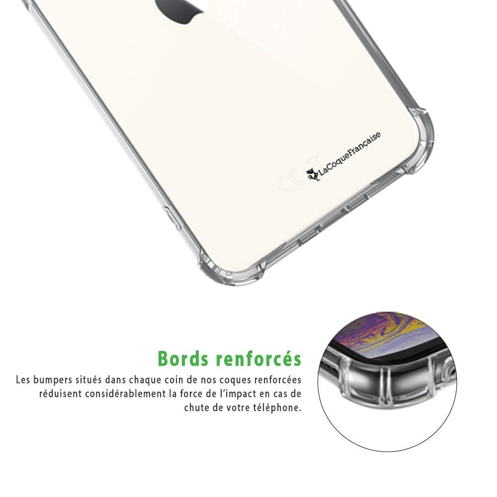 Cover La Cover Francaise Per IPhone 11 – Silicone Trasparente, Angoli Rinforzati Antiurto, Design 'Ecriture'