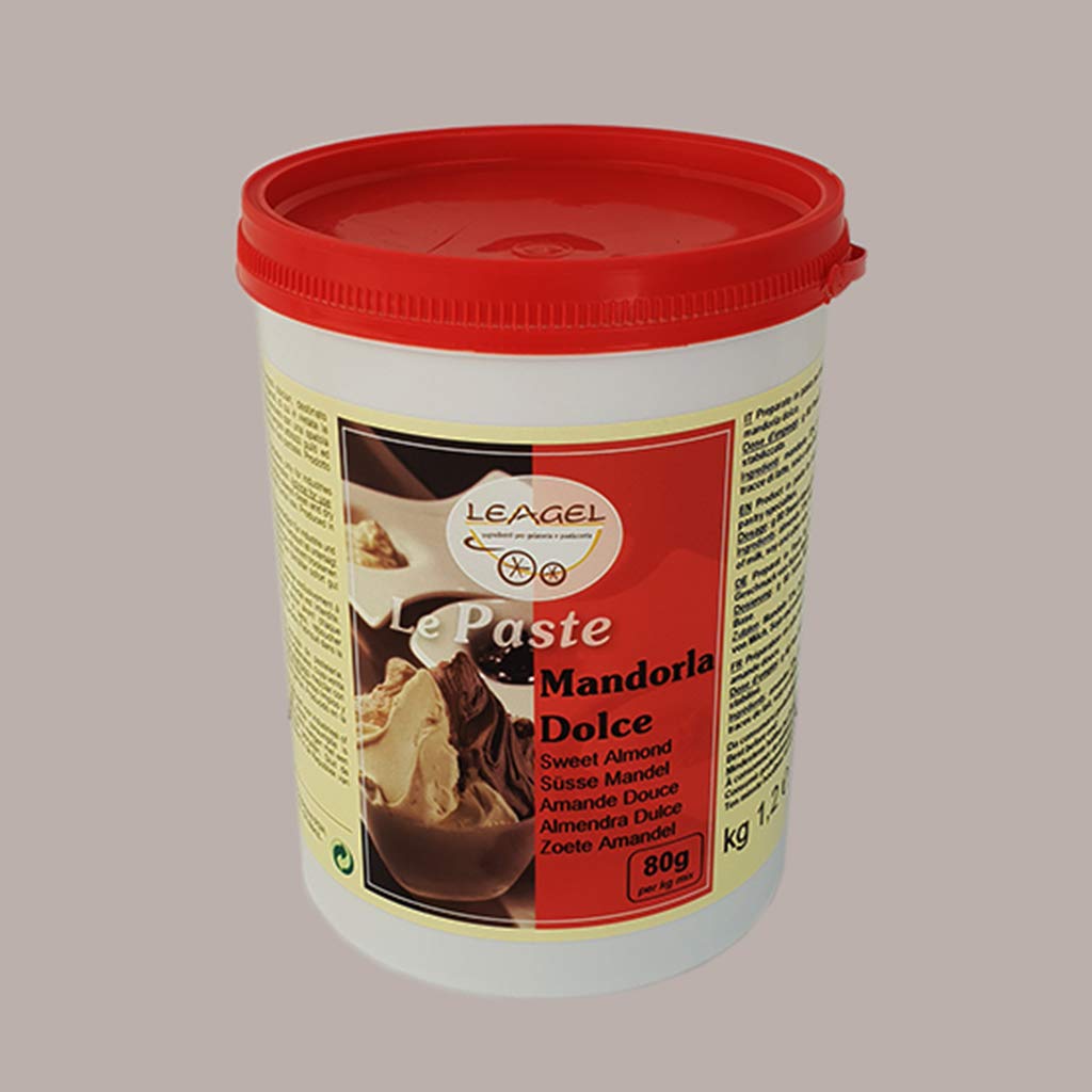Mandorla Dolce preparato in Pasta per Gelato Dolci Leagel - 1,2 Kg -