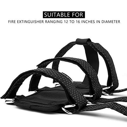 CaSZLUTION Adjustable Fire Extinguisher Mount Holder Bracket Car Trunk Holder for Jeep and SUV vehicle