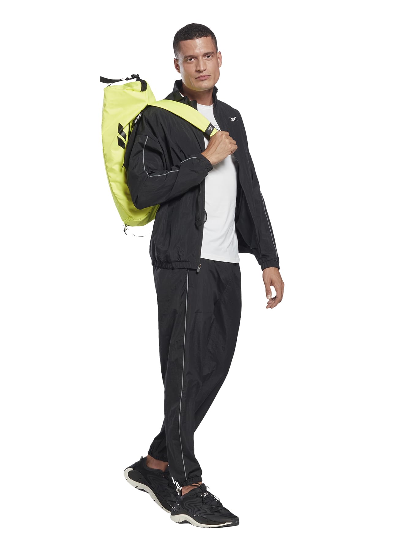 Reebok Men's Workout Ready Tracksuit, Night Black, S