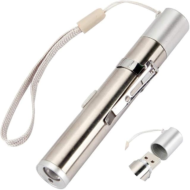 Cat Toys , jiuhao Cat Toys LED Pointer, Cats Tracker Wand 2 in 1 USB Rechargeable Cat Pen Light,Cat Interactive Toys,Cat Chaser Toys,Pet Training Exercise Tool