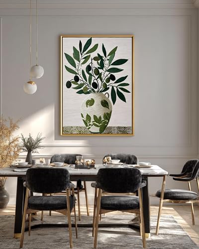 Estampes classiques de feuilles vertes Matisse sur fond blanc - 2