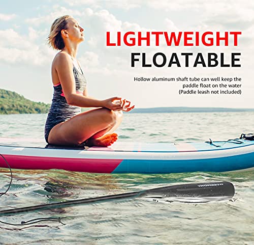 OVERMONT Stand-Up Paddling Stechpaddel SUP Teleskop Paddel 165cm-215cm Verstellbar Zerlegbar Aluminum fĂŒr Stand Up Paddel Kajakfahren KanufahrenBoard Surfboard - Image 7