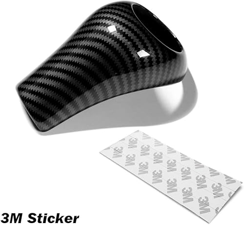 Miniatura 4 de 1 calcomanía de fibra de carbono para perilla de palanca de cambios de automóvil, ajuste interior compatible con W204 W212 A G E C Clase CLS