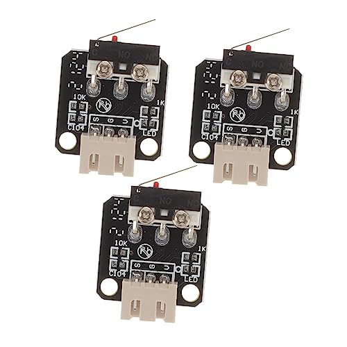 SOESFOUFU 3d Printer Limit End Stop Switches Plastic Material 10s Pro and 3d Printers 10 3pcs for Safe for Use for Syste