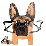 Brillenhalter für Hunde | Brillenhalter aus Holz mit Tiermotiv, Schäferhund, Würstchenform, Sonnenbrillenhalter, Heimdekoration
