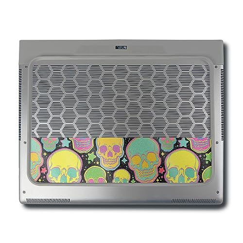 Image of MightySkins Glossy Glitter Skin Compatible with Alienware X16 R1 (2023) Full Wrap Kit - Candy Skulls | Protective, Durable High-Gloss Glitter Finish | Easy to Apply & Change Styles | Made in The USA