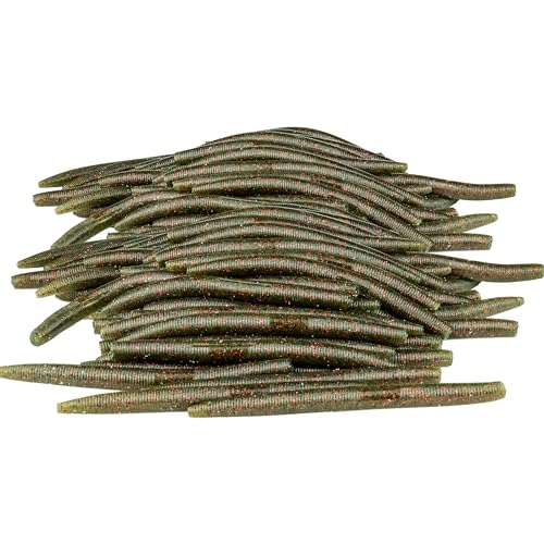 PROBITE Soft Fishing Worm 100PCS 3/4/5/6 Mega Value Pack Senko Style Soft Lures for Bass Plastic Worm Stick Baits Multicolor Cost-Effective Fishing Gift