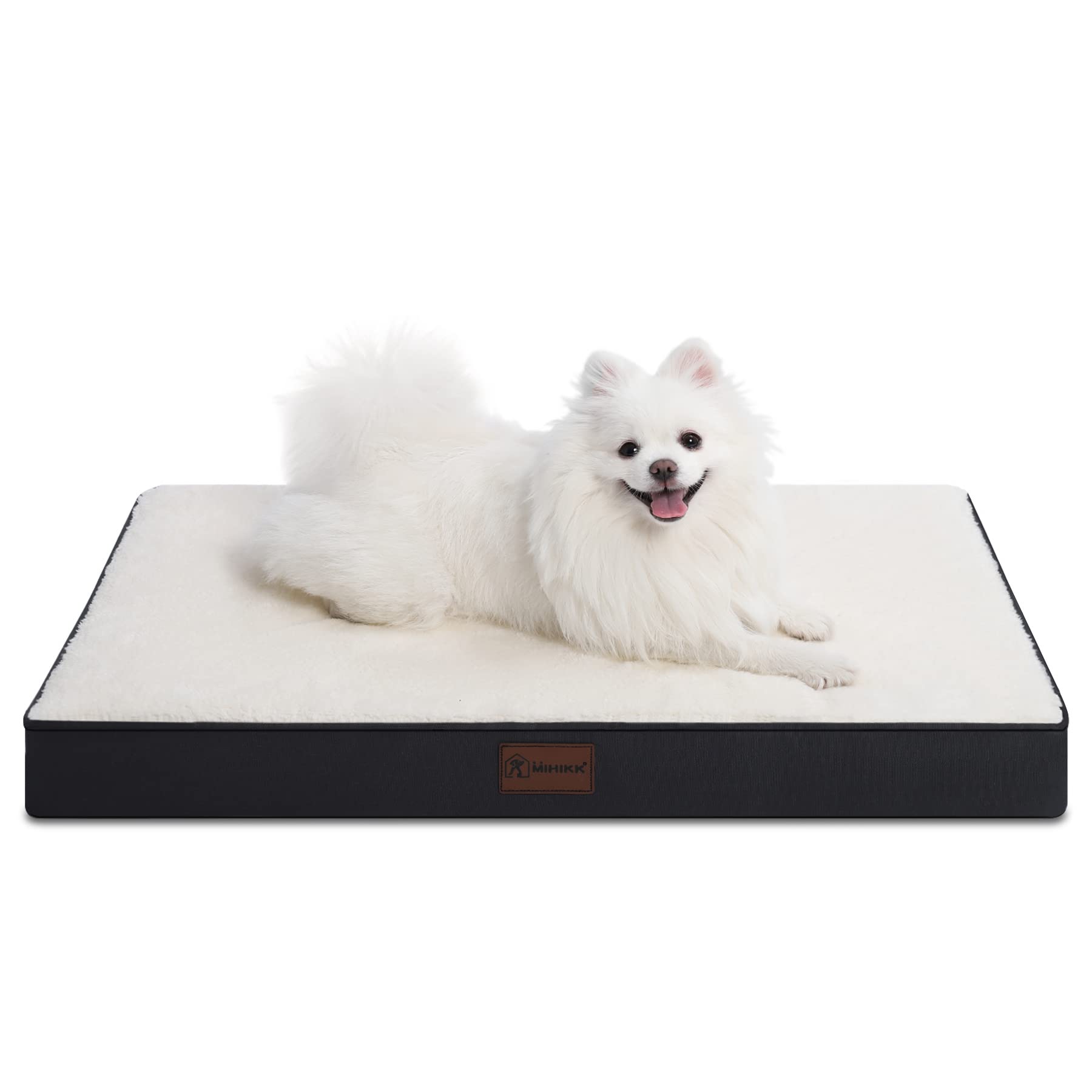 MIHIKK Orthopedic Dog Bed Waterproof Dog Beds with Removable Washable