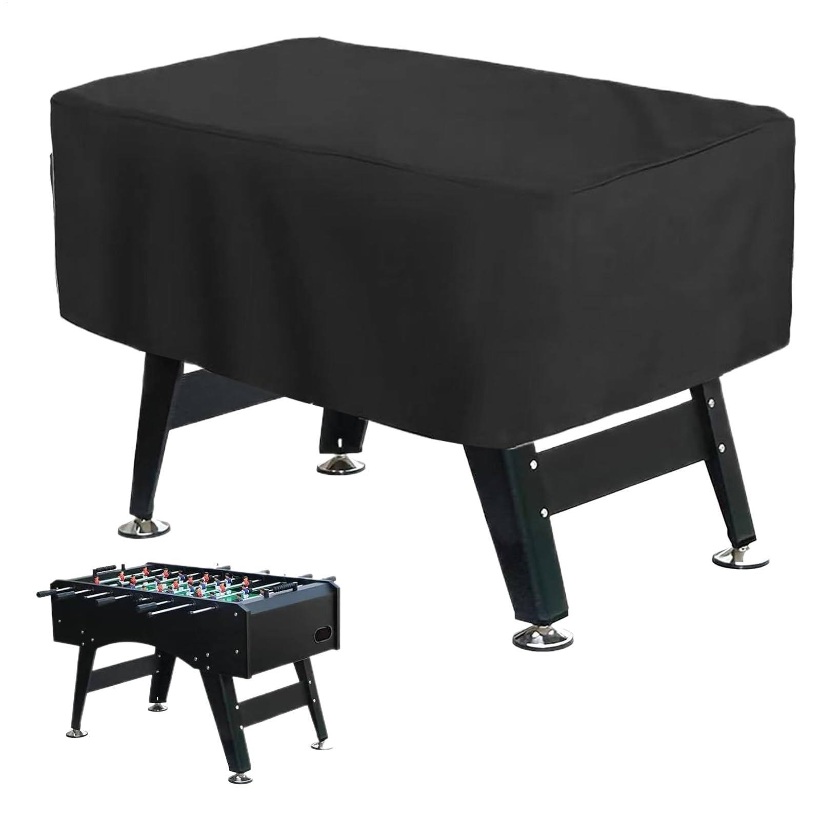 Housse de protection pour table de baby-foot d'intérieur en tissu résistant pour le salon