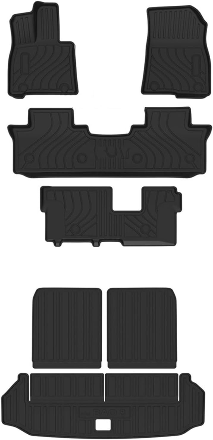 Car Mats Set For BYD For Leopard 8 Car Carpet Floor Mat Waterproof Trunk(All mats)