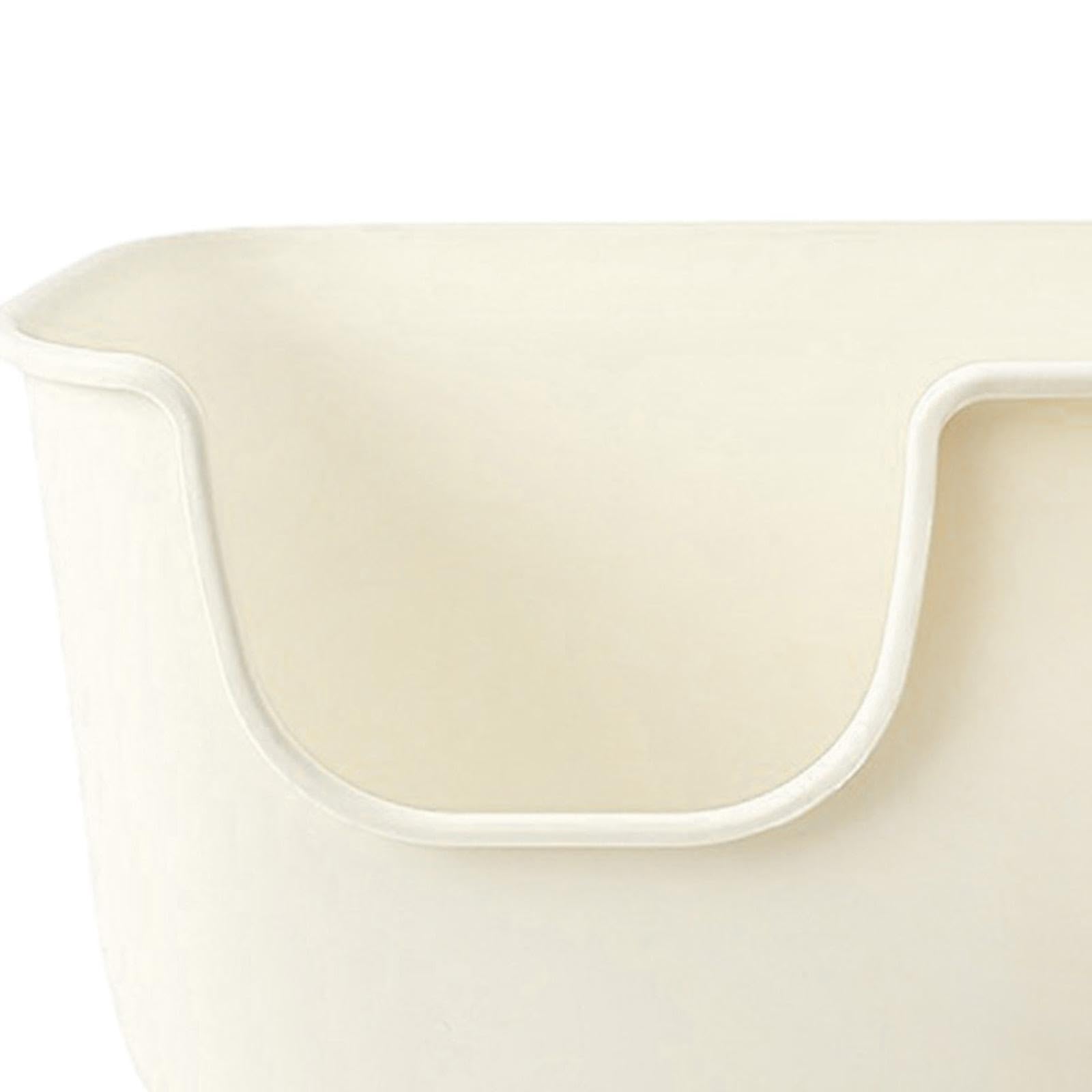 vaschetta per lettiera, Cassetta for lettiera for gatti con coperchio aperto Vasino for(White)