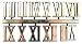 1" Gold Roman Numerals - Set of 12