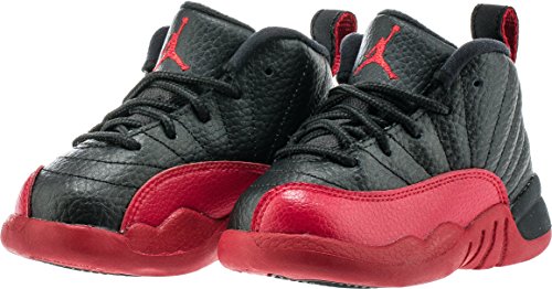AIR JORDAN 12 RETRO (TD) 'BLACK/VARSITY RED'4