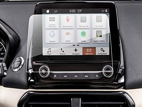 CAIDEN GUARDS Tempered Glass 9H Unbreakable Car Infotainment Navigation System Screen Protector Compatible With Ford Ecosport 8Inch [Transparent]-picture-22