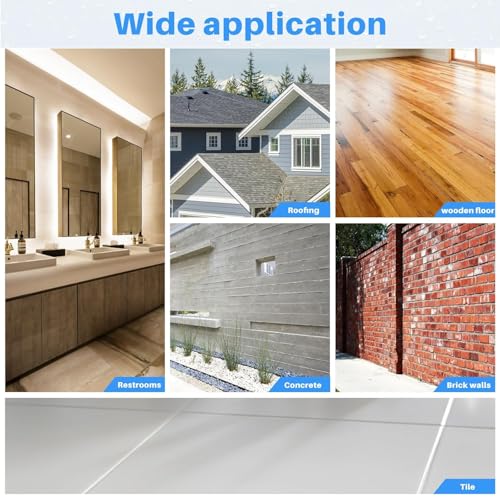 Image of Magnova 1Kg Transparent Waterproofing Glue with Brush for Roof Leakage, Crack Seal Water Leakage Solution Indoor Outdoor, Waterproof Adhesive Sealant for Bathroom Pipe Wall Tile Surface Window (1 KG)