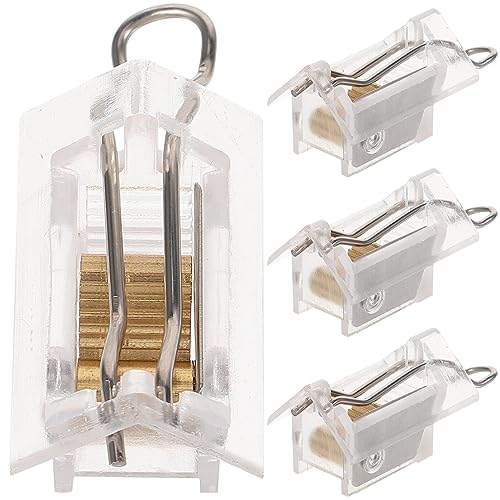 EXCEART 4pcs Window Curtains Window Shades for Home Blinds Venetian Blind Install Parts Cord Locks for Venetian Window Parts Cord Lock Drawstring Pom Major