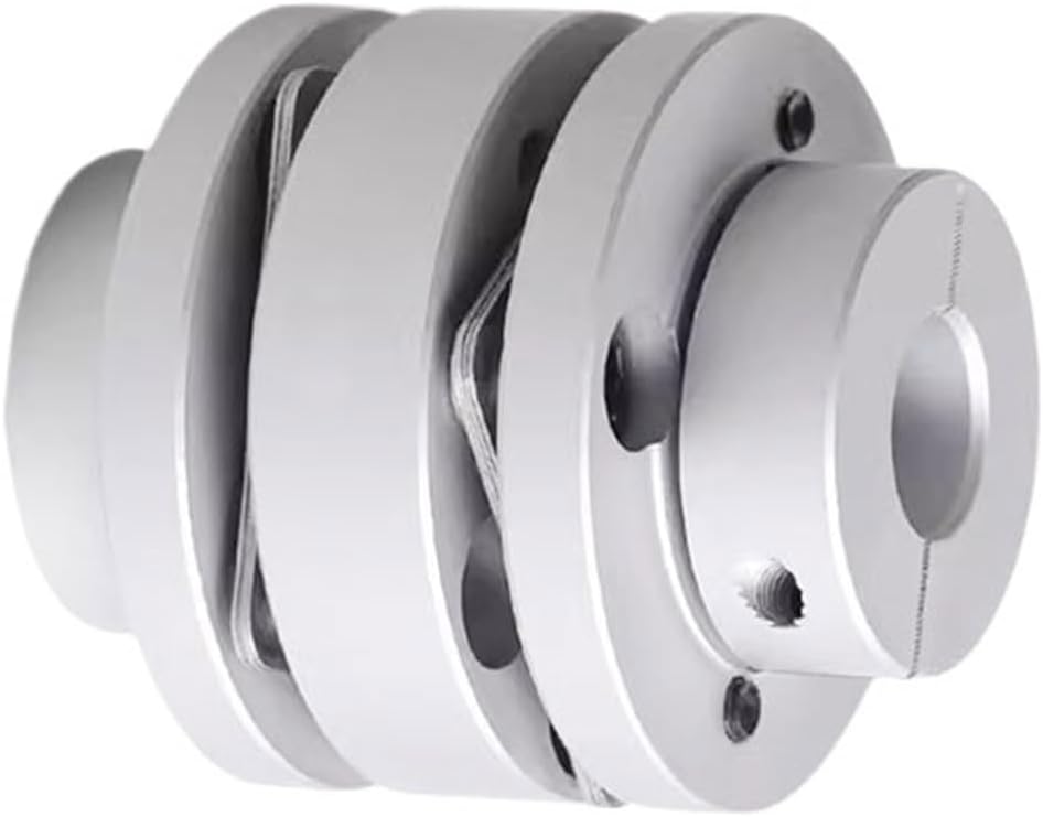 1pcs D39L49 LK3-C39-W Aluminium Alloy Double Diaphragm Coupling(5x5mm)