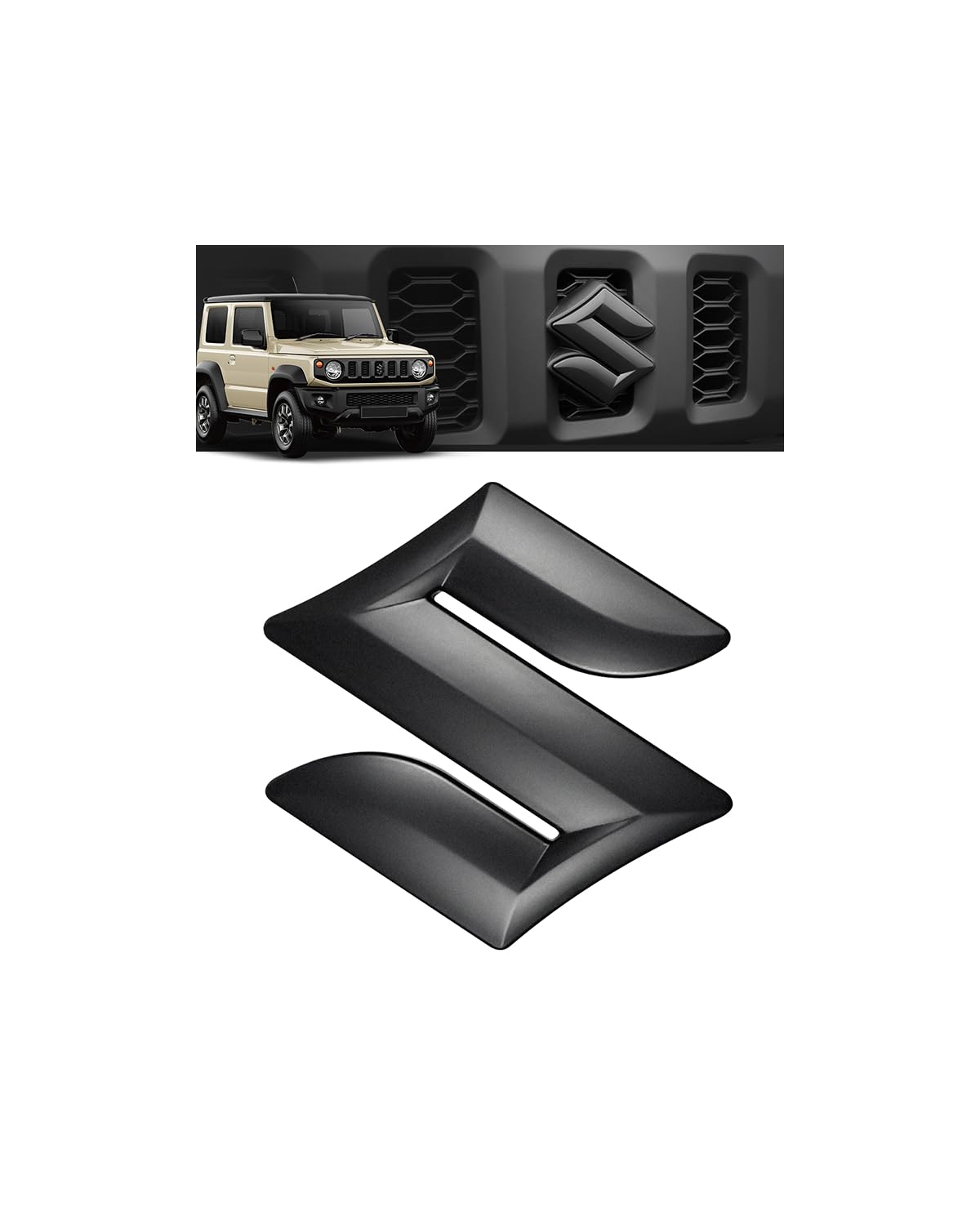 Amazon | 新型ジムニー スズキデザイン エンブレム JB64/JB74専用 S