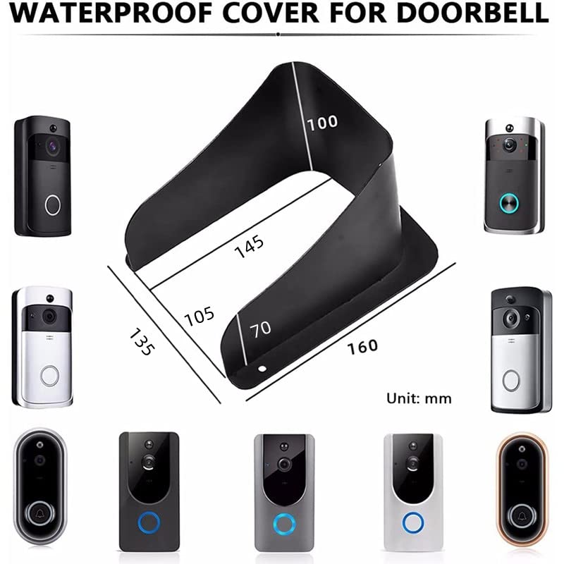 Access Control Rain Cover - Weatherproof Protective Cover For Doorbells & Keypads