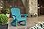 Keter Adirondack Rocker Resin Outdoor Furniture Patio Chair -Perfect for Porch, Pool, and Fire Pit Seating, Teal