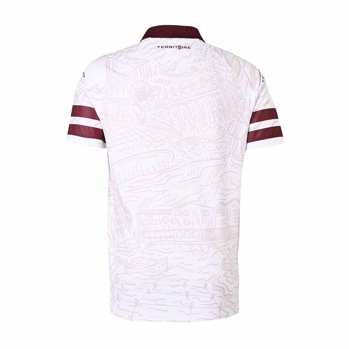 Kappa Kombat Away Ubb Football Shirt Unisex White