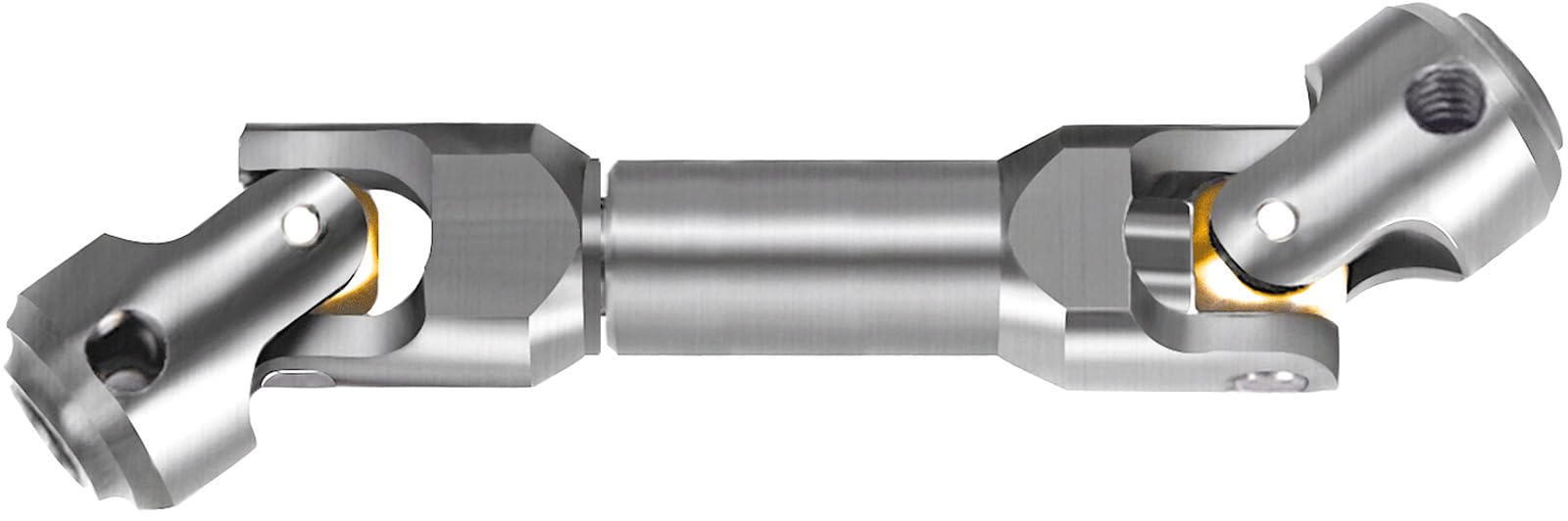 RcThjia 68mm CVD Drive Shaft for 1/10 RC Crawlers, Universal Fit for TRX4, Axial, SCX10, Capra, REDCAT GEN8, Heavy-Duty Upgrade Stainless Steel Driveshaft with Brass Beads (68mm-86mm)