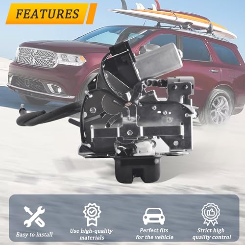 Image of Rear Power Liftgate Latch Actuator Motor Compatible with Dodge Grand Caravan Chrysler Town & Country Ram C /V Jeep Commander Replace Tailgate Lock Actuator 4589581AA