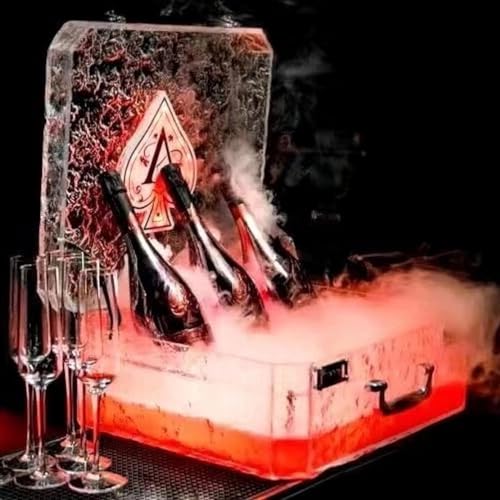 Soporte para botellas LED de acrílico NYMFEA con luces miniatura 3