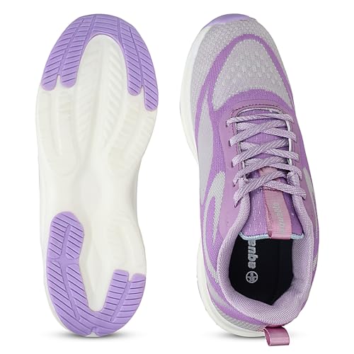 Image of Aqualite Premium JASMINE-106 Trending Sports Running Shoes with Comfort Insole & Slip-Resistance Lace-Up Shoes for Women