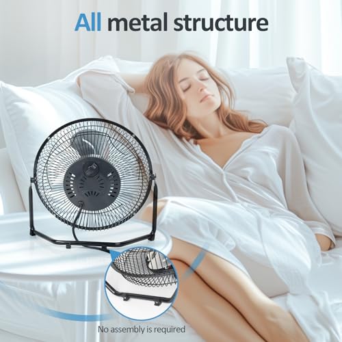Beestar BS-M09 Floor Fan,3-Speed Portable Metal Fan thumb #5