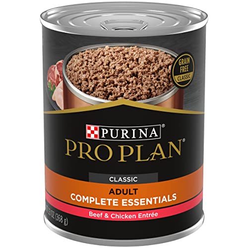 Purina Pro Plan Grain Free Wet Dog Food, Classic Beef And Chicken Entree - (12) 13 Oz. Cans #TOP29