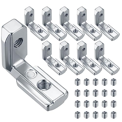 XxinXrong10 Pz Angolare a L con Viti, Scanalatura