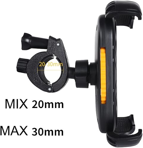 Miniatura 6 de Soporte de teléfono para manillar de bicicleta, soporte de teléfono de motocicleta, abrazadera de teléfono celular, clip de teléfono para scooter