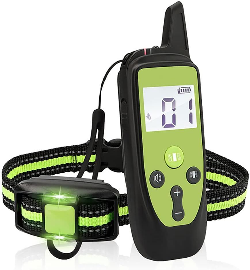 Collare Addestramento Cani Con 300m Telecomando, Collare Antiabbaio Cane Ricaricabile Con Vibrazioni E Suono, Impermeabile Ultrasuoni Per Cani - Foto 5
