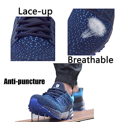 Image of SUADEX Steel Toe Shoes for Men Women Indestructible Work Safety Sneakers