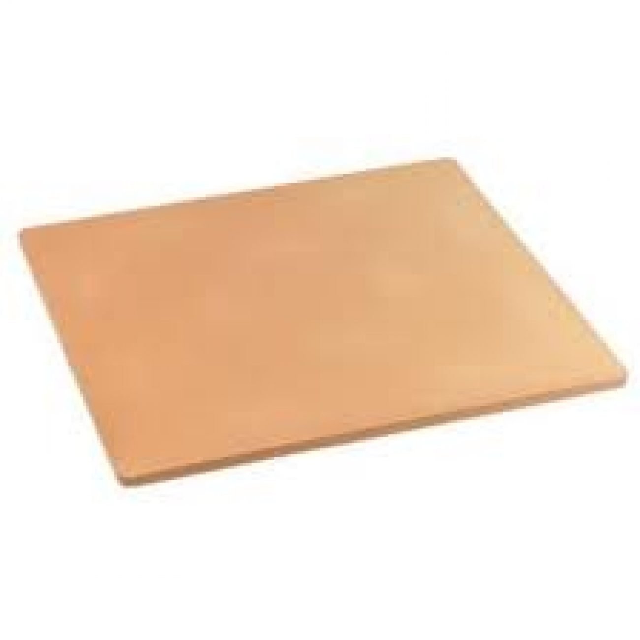Birkmann, Laib & Seele, eckiger Backstein aus lebensmittelechtem Schamotte, 40 x 30 x 2,5 cm, backofen- und grillbeständig, temperaturbeständig bis 1000 °C, 310001