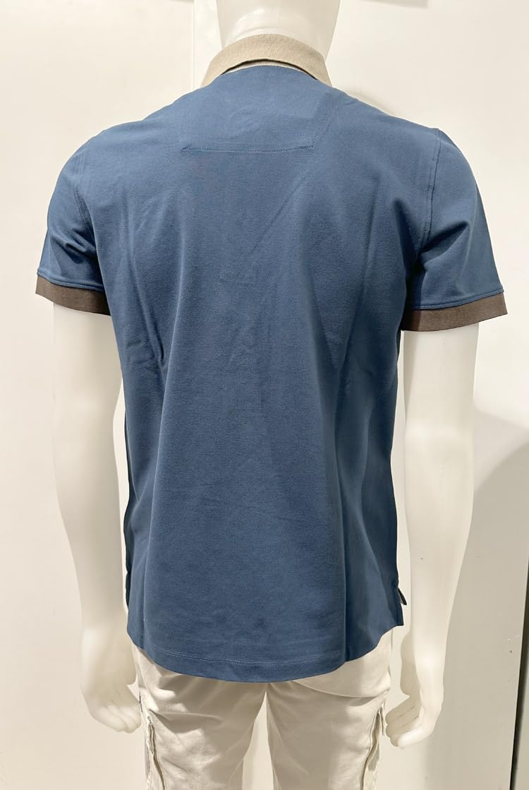 Aeronautica Militare Polo PO1908 da Uomo, Camicia, t-Shirt, Maniche Corte, Frecce Tricolori