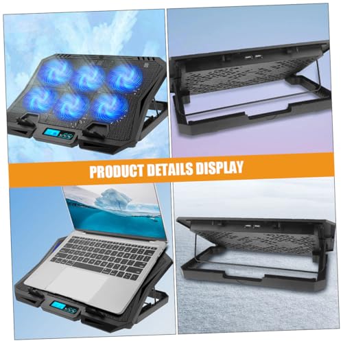 Base para laptop con enfriador silencioso y altura ajustable miniatura 4