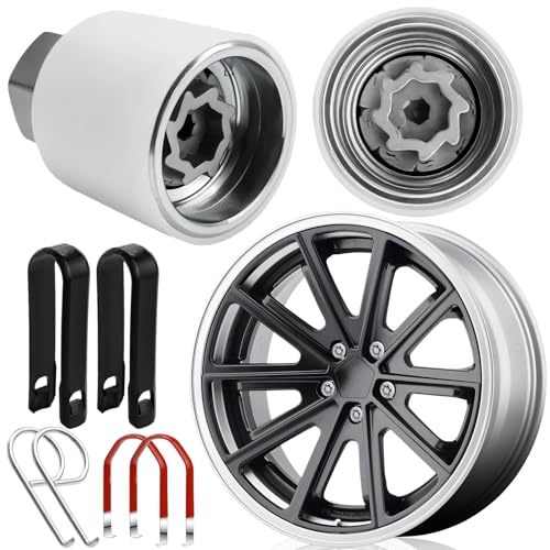 CHRI Adaptateur d'antivol de jante 524, extracteur d'écrous de jante (524-19 mm en acier au carbone)